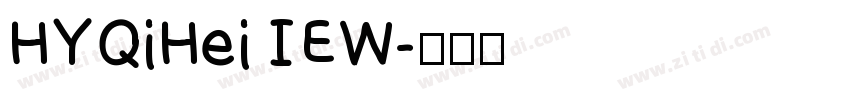 HYQiHei IEW字体转换